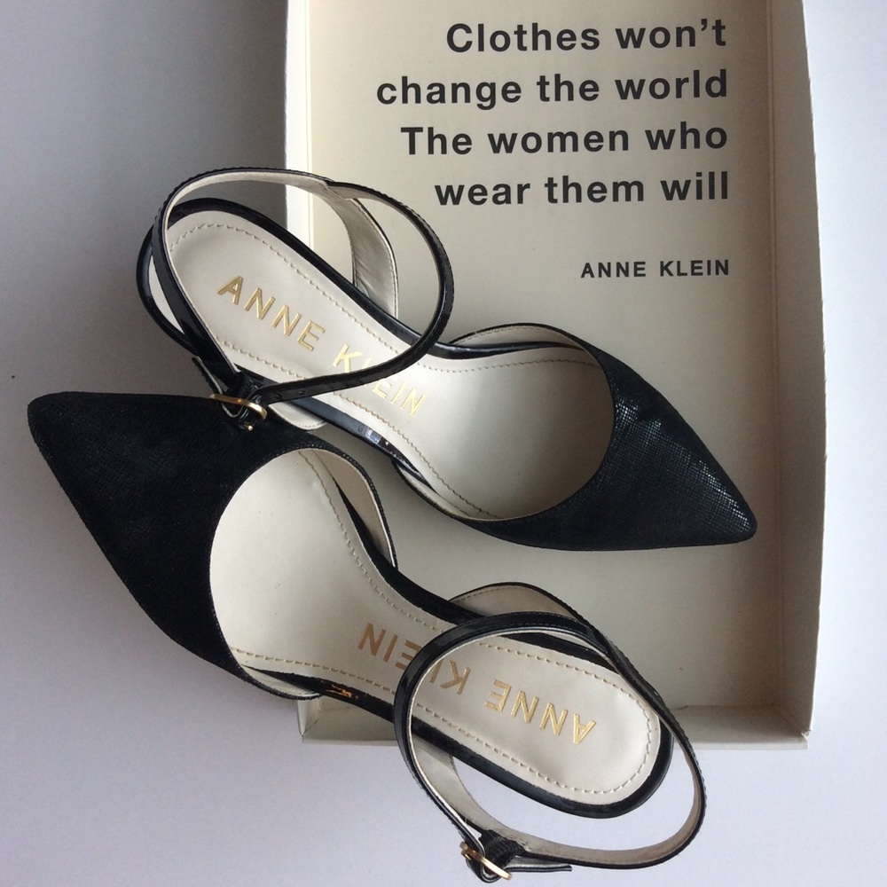 Anne Klein Franie Ankle Strap Pump